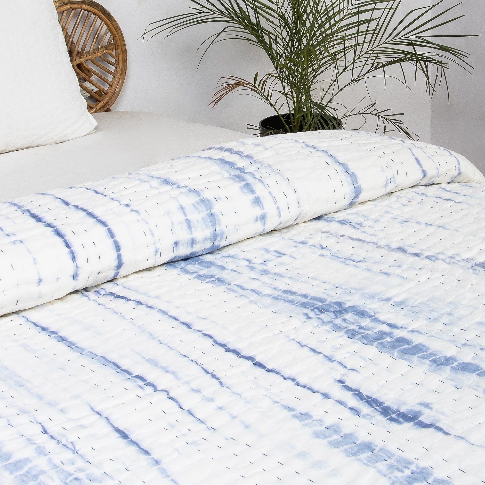 Premium Tie Dye Cotton Kantha Quilt